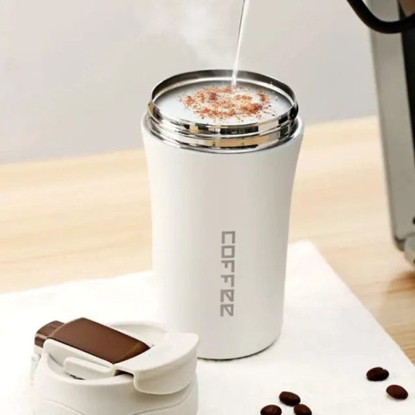 ماگ سفری دوقفله کافی 400میلی لیتر - Travel mug coffe 400ml - Image 9