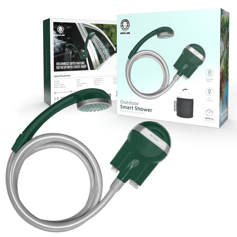 دوش مسافرتی شارژی گرین لاین مدل GNOTDSHWGN