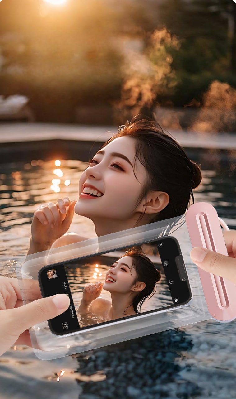 کاور ضد آب موبایل Etravel کد ELFSD01 - Image 4