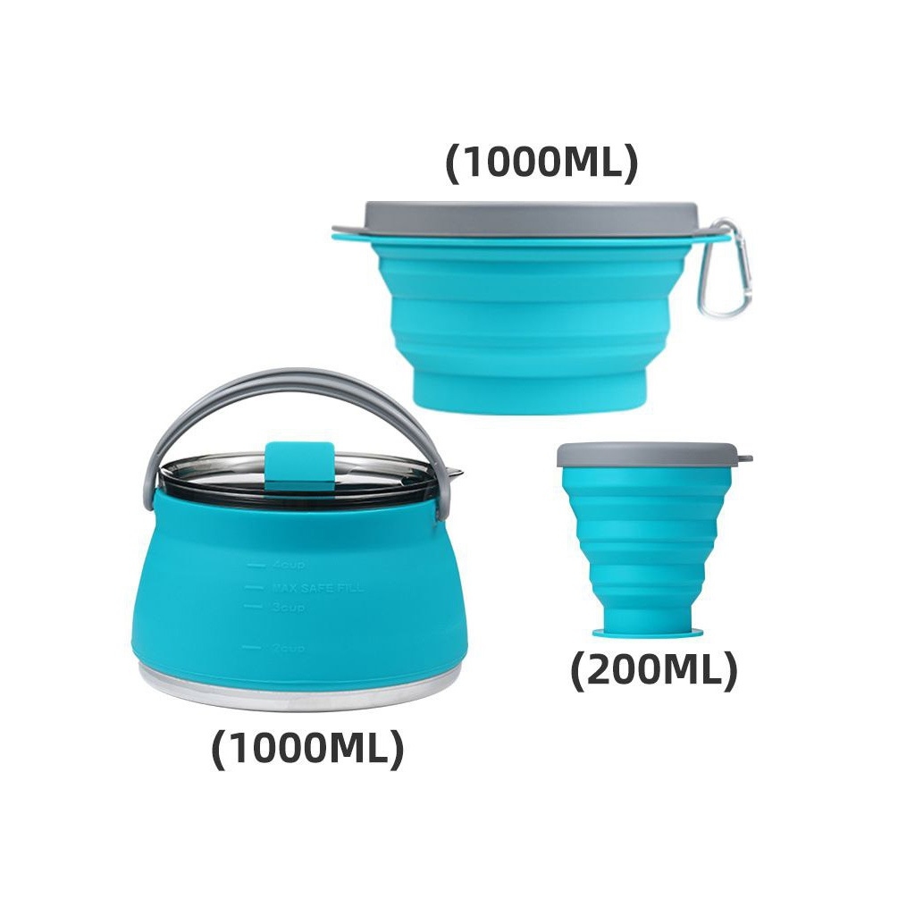 ست ظروف سیلیکونی مدل A1000 ظرفیت ۱ لیتر - تصویر 6